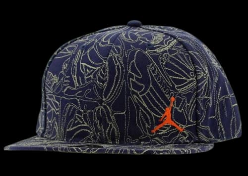 Jordan Retro 8 Fitted Cap Navy