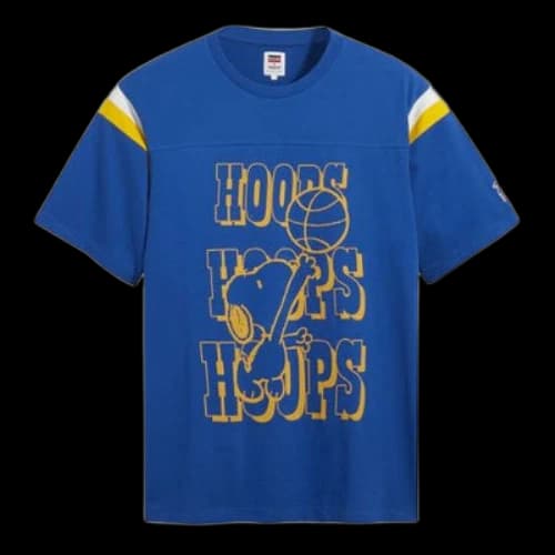 To Be Defined Levis Peanuts Crossover Sports Round Neck Printing Short Sleeve Blue