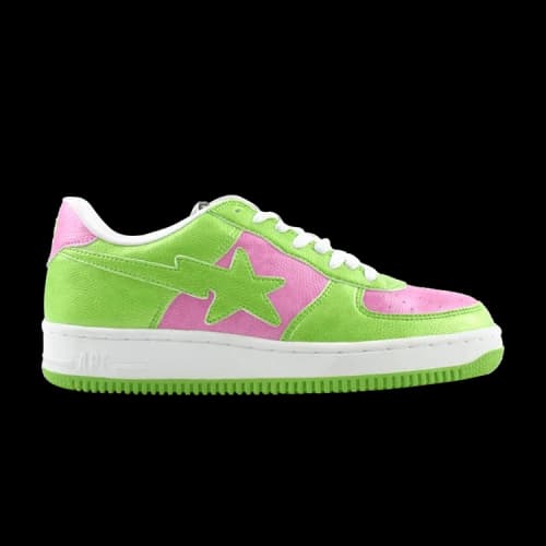 U.N.K.L.E. x Bapesta FS-001 Low 'Green Pink'