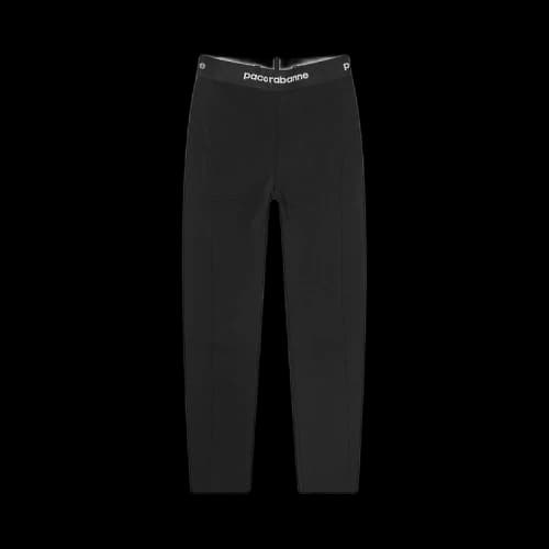 Paco Rabanne Stretch Nylon Leggings 'Black'