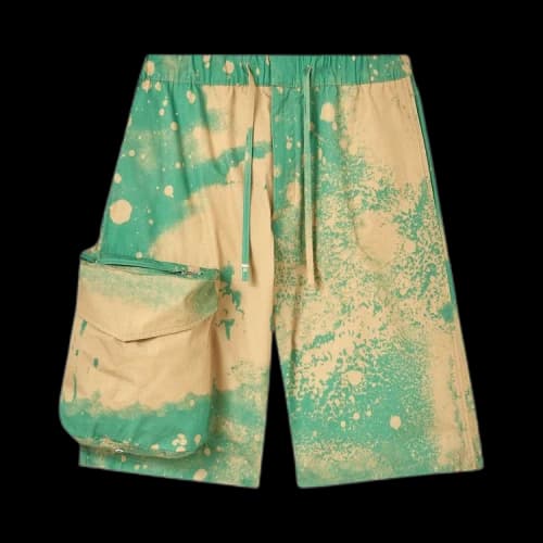 OAMC Smudge Print Cove Short 'Green'