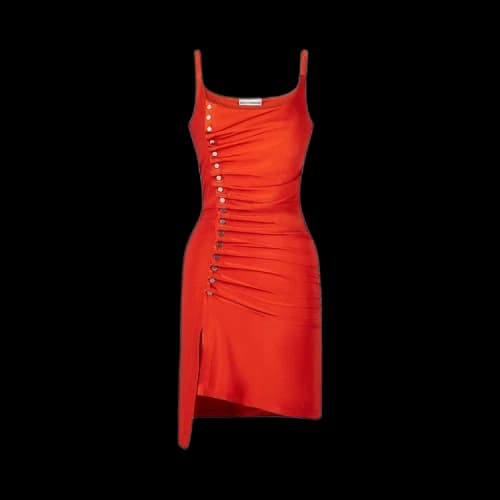 Paco Rabanne Robe Dress 'Paprika'
