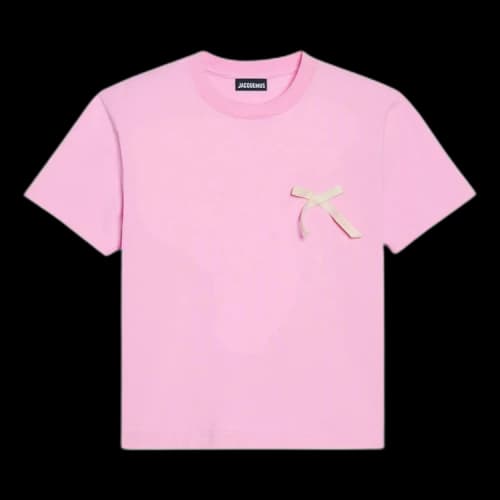 Jacquemus Le T-Shirt Noeud 'Pink'