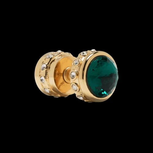 Paco Rabanne Crystal Embellished Earrings 'Gold'