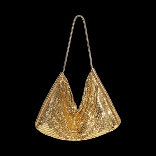Paco Rabanne Pixel Tube Shoulder Bag 'Gold'