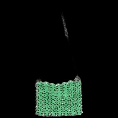 Paco Rabanne 1969 Nano Shoulder Bag 'Bright Green'