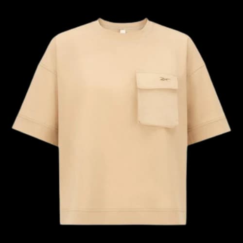 Reebok Pocket Short Sleeve Top 'Brown' (Women's)