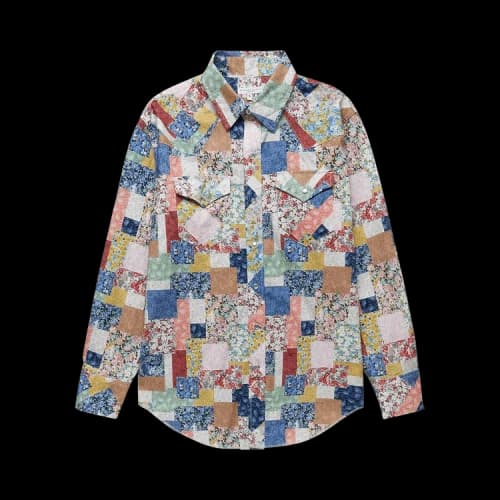 Engineered Garments Combo Western Shirt 'Multicolor/Floral'
