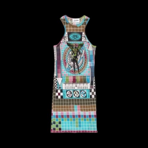 Jean Paul Gaultier Mire Short Dress 'Blue/Multicolor'