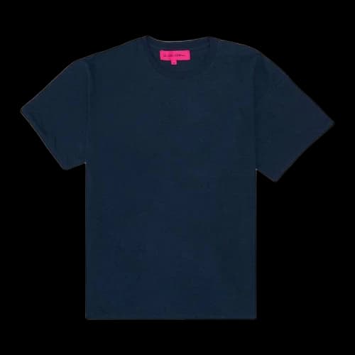 The Elder Statesman Travel Agency Tee 'Navy'