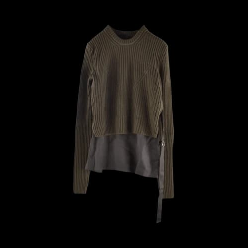 Ann Demeulemeester Bjork Darted Sweater 'Loden Green'