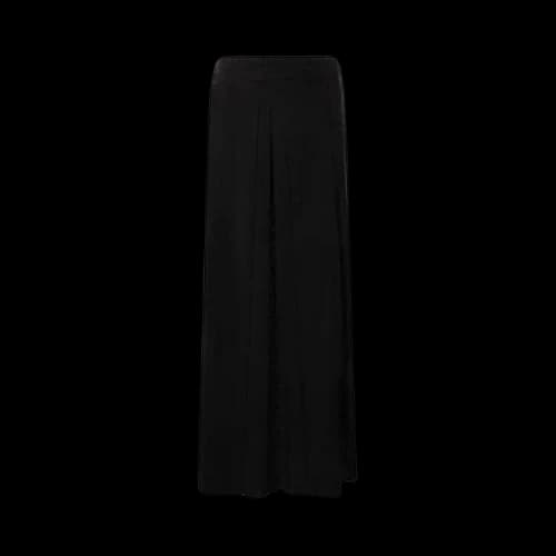 Ann Demeulemeester Norell Long Pleated Wrap Skirt 'Black'