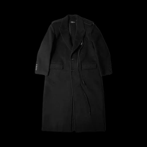 Ann Demeulemeester Svante High Comfort Pick Lapel Tailored Coat 'Black'
