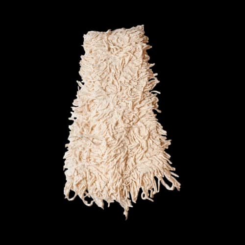 Ann Demeulemeester Sanra Fringed Stole 30X200 cm 'Beige'