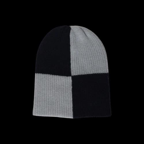 The Elder Statesman Checked Watchman Cap 'Bluebelle/Navy'