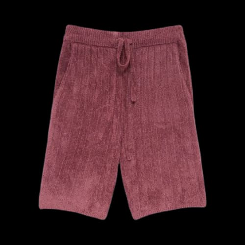 The Elder Statesman Chenille Rib Short 'Napa'