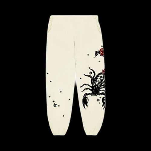 Sp5der x Mariah The Scientist Scorpion Sweatpant 'Cream'