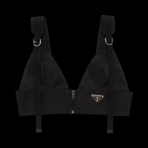 Prada Re-Nylon Gabardine Top 'Black'