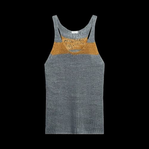 Dries Van Noten Milky Knit Tank 'Grey'