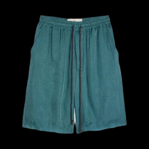 Song for the Mute Raw Lined Elasticated Shorts 'Blue'
