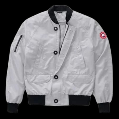 Canada Goose Faber Pilot Jacket For Men Silver
