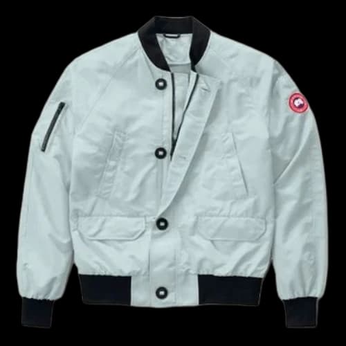 Canada Goose Faber Pilot Jacket For Men Fog Grey