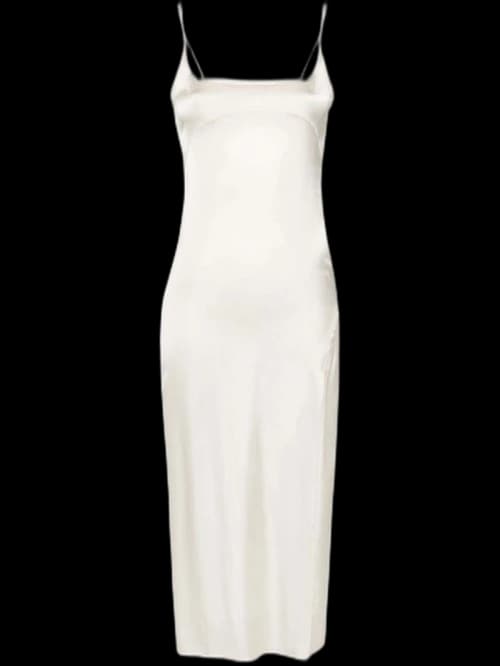 Jacquemus La Robe Slip Dress Off White