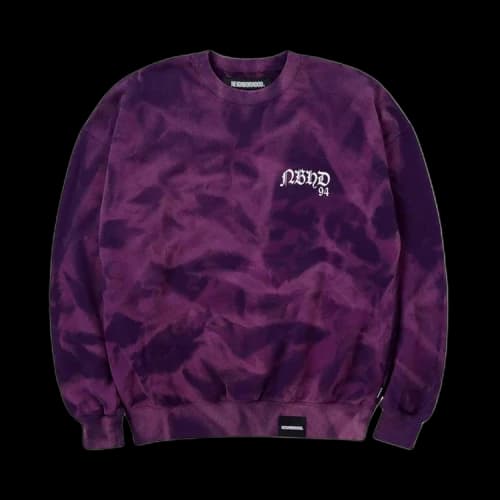 Neighborhood Tie Dye Sweatshirt 'Purple'