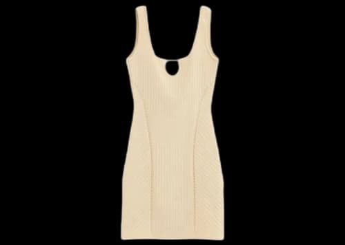Jacquemus La Mini robe Sierra Dress 115 Light Ivory