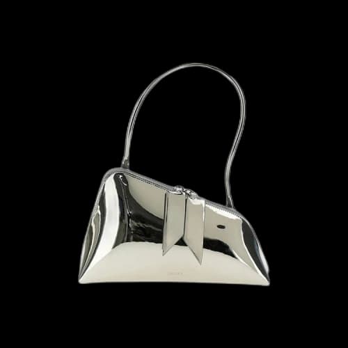 The Attico Sunrise Shoulder Bag 'Silver'
