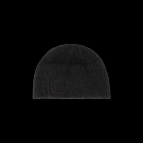 Dries Van Noten Wool Bulky Handknit Hat 'Black'