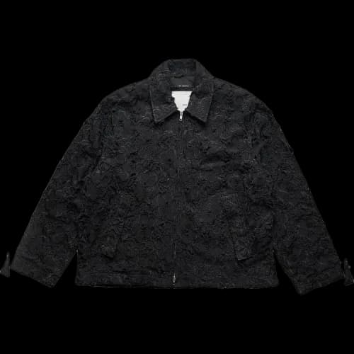 Song for the Mute Distressed Zip Up Jacket 'Black'