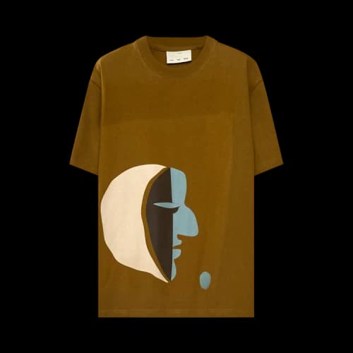 Song for the Mute Jester Face Standard Tee 'Camel'