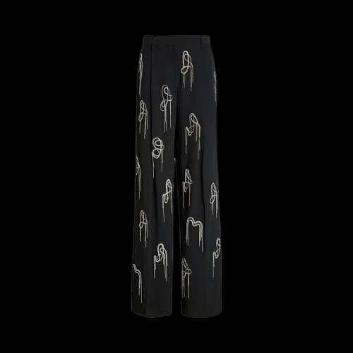 Dries Van Noten Porter EMB Pants 'Black'