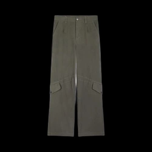 Dries Van Noten Loose Fit Wide Leg Pants 'Grey'