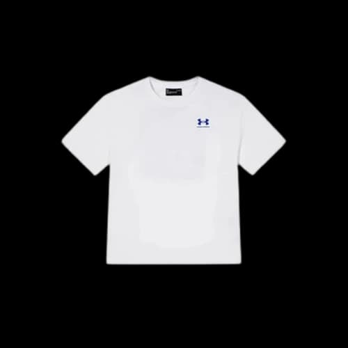 (GS) Under Armour Graphic T-Shirt 'White Blue'