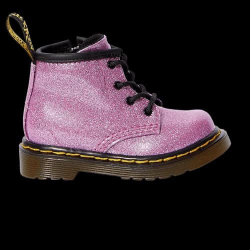 Dr. Martens 1460 Glitter Lace Up Boot Toddler 'Dark Pink'