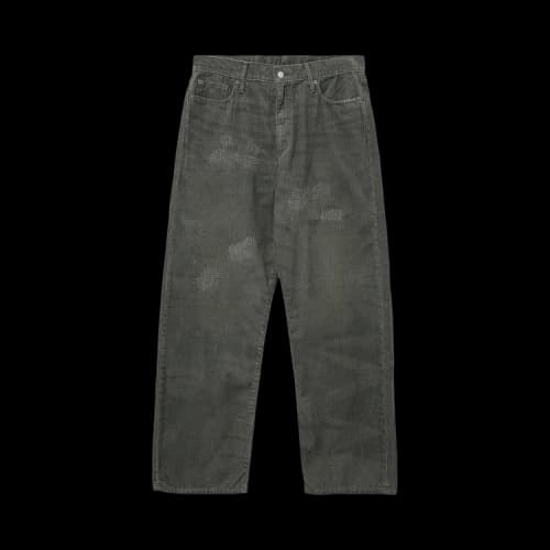 Neighborhood Savage Corduroy DP Wide Pants 'Olive Drab'