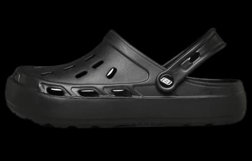 Skechers Swifters Minimalistic Cozy Sports Slippers Pure Black