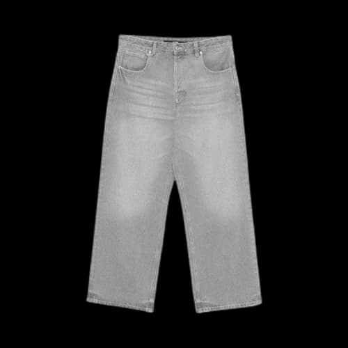 Jacquemus The Wide De-Nimes Denim Pants 'Grey/Off White'