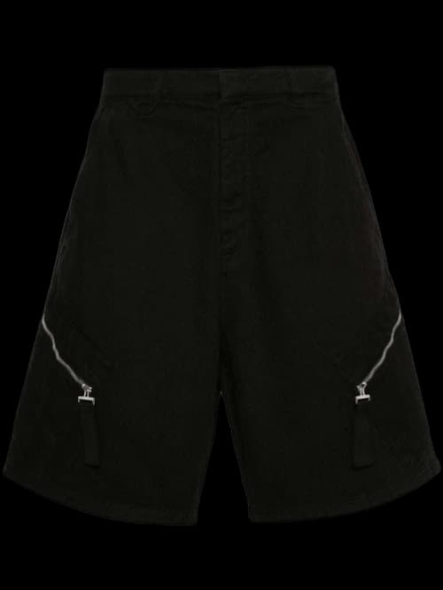 Jacquemus Le Short Canvas Cotton Shorts Black