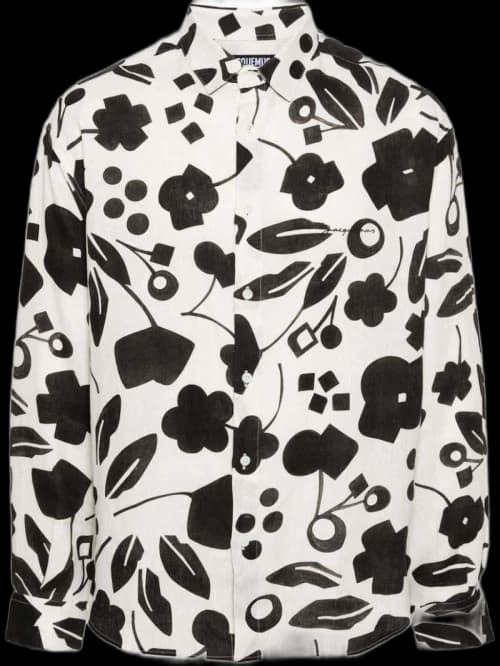 Jacquemus La Chemise Simon Shirt White/Black