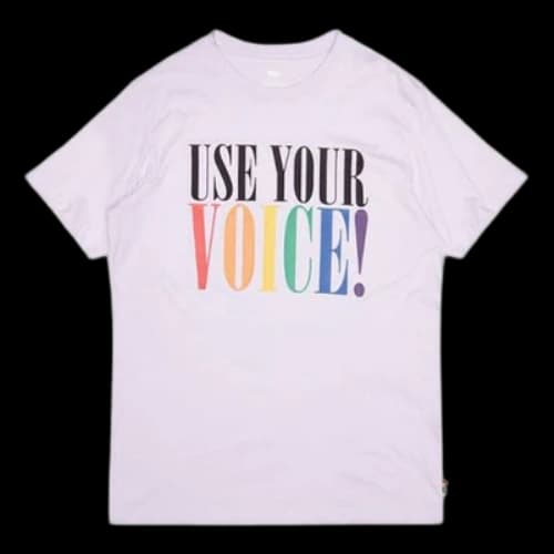 LEVI'S Levis Rainbow Series Casual Alphabet Printing Short Sleeve Unisex Purple