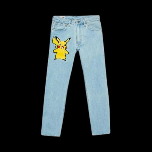 Levi's x Pokémon 551Z Authentic Straight Jeans 'Light Wash'