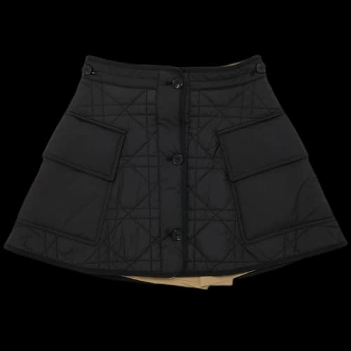 Dior Belted Cargo Mini Skirt 'Black/Khaki'