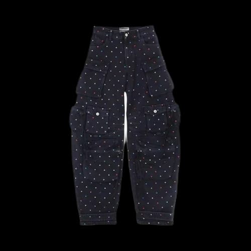 The Attico Fern Cargo Pants 'Black'
