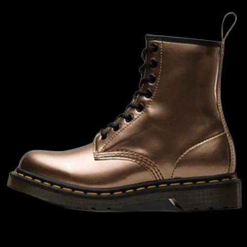 Dr. Martens Vegan 1460 Metallic Chrome 'Rose Gold' (Women's)