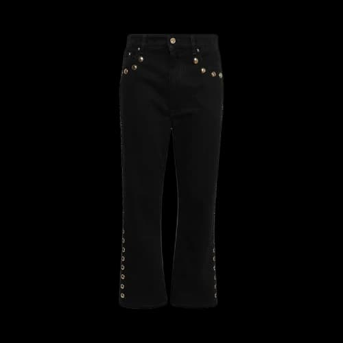 Paco Rabanne Embellished Boyfriend Jeans 'Black'