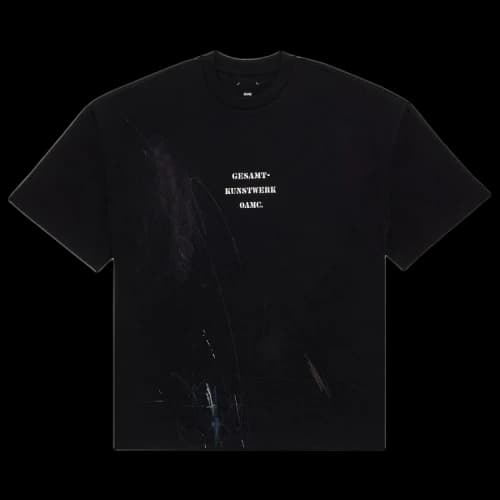 OAMC Scribble T-Shirt 'Black'