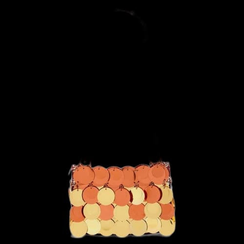 Paco Rabanne Sun Date Sparkle Nano Bag 'Copper/Gold'